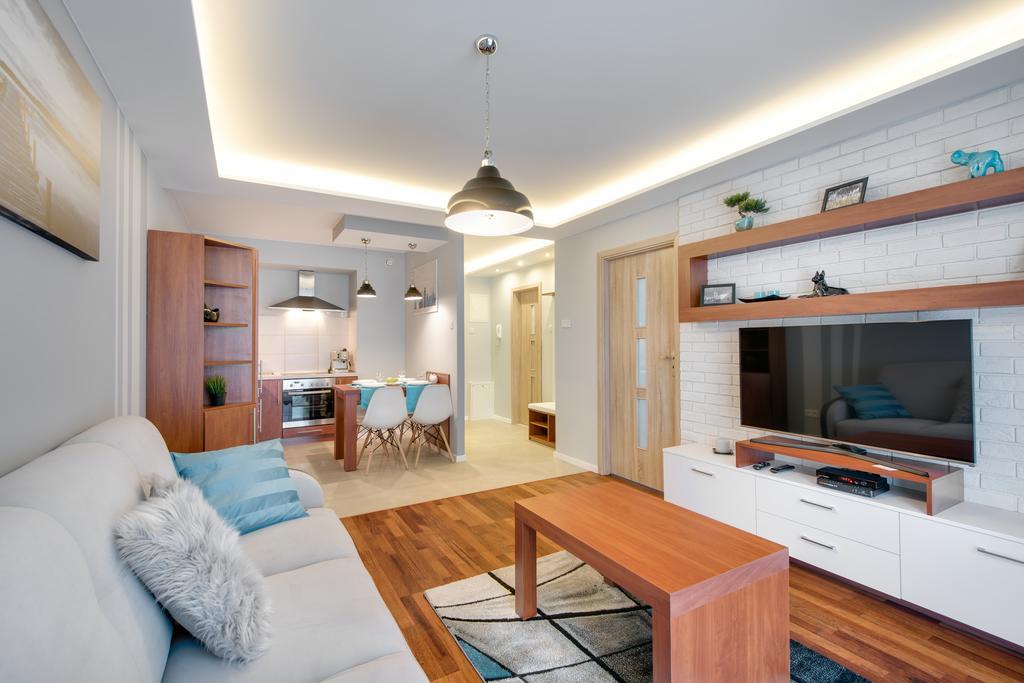 River Boulevards Apartment คราคูฟ ภายนอก รูปภาพ